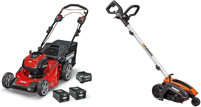 Snapper 21" SP Walk Mower Kit with Worx 12 Amp 7.5" Electric Lawn Edger