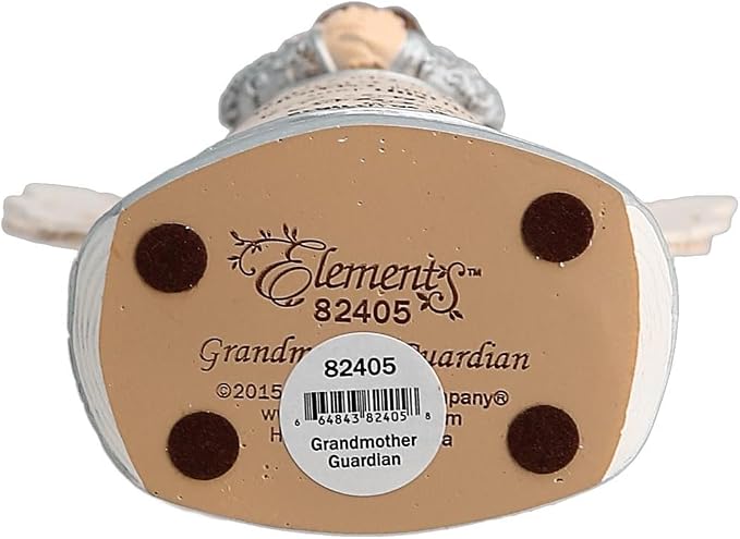 Pavilion Gift Company Elements - Grandmother Guardian Angel Figurine 6 Inch, Solid, Pink