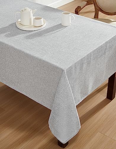 Laura Ashley Harper Tablecloth, 60" x 120", Ash Gray - Image 3