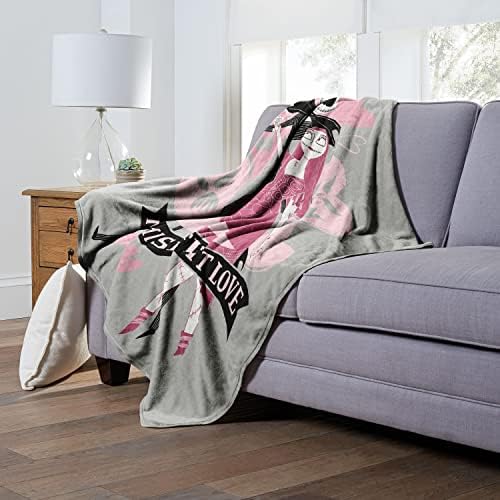 Northwest Nightmare Before Christmas Silk Touch Throw Blanket, 50" x 60", Misfit Love