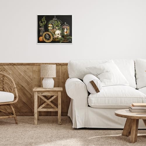 Dark Academia Terrarium, 11 x 14 Inch Mounted Print on Wall Plaque