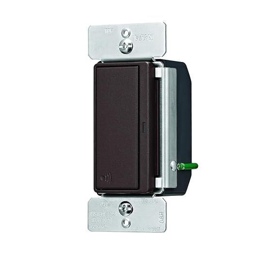 Eaton Z-Wave Plus RF9601DRB Wireless Switch, Single Pole, 3-Way, Oil-Rubbed Bronze