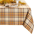Threadmade Russet Harvest Woven Plaid Tablecloth, Multicolor - 60"W x 102"L by ElreneHomeFashions