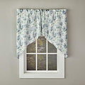 SKL Home Harvest Falling Leaves Swag Valance, 57X36, Blue by SKLHomebySaturdayKnightLtd