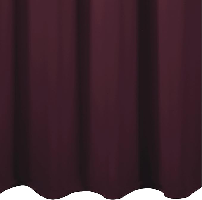 LEMOMO Blackout Curtains 66 x 84 inch/Burgundy Red Curtains Set of 2 Panels/Thermal Insulated Room Darkening Bedroom Curtains