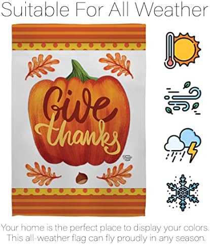 Thanksgiving Decorations Tapestry Wood Dowel Set Rod Home Banner Textile Poster Flag Stand Pole Room Wall Scroll Hanging Farmhouse Grandma Pumpkin Give Thanks Indoor Decor Fall Gifts Made In USA - Image 6