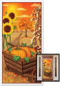 Beistle 1-Pack Decorative Fall Door Cover, 30-Inch by 5-Feet by Beistle