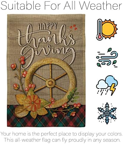 Tapestry Wood Dowel Set Rod Home Applique Banner Textile Poster Flag Pole Room Wall Scroll Hanging Pumpkins Thanksgiving Fall Indoor Decor, Autumn Gifts Made in USA - Image 6