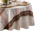 Threadmade Windswept Harvest Jacquard TC, Multicolor - 60" W x 84" L Oval by ElreneHomeFashions