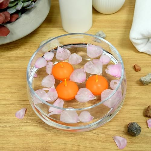 Zest Candle 24-Piece Floating Candles, 1.75-Inch, Orange - Image 2