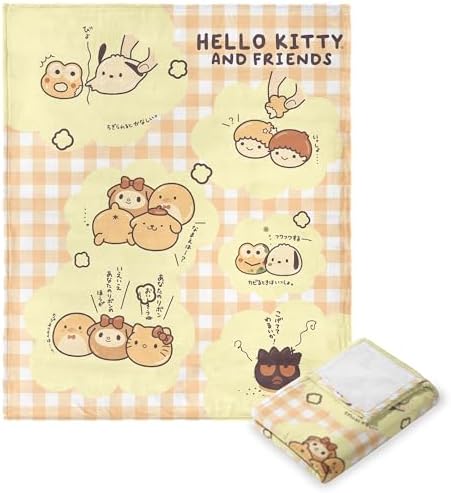 Northwest Hello Kitty Silk Touch Throw Blanket, 40" x 50", The Bakery