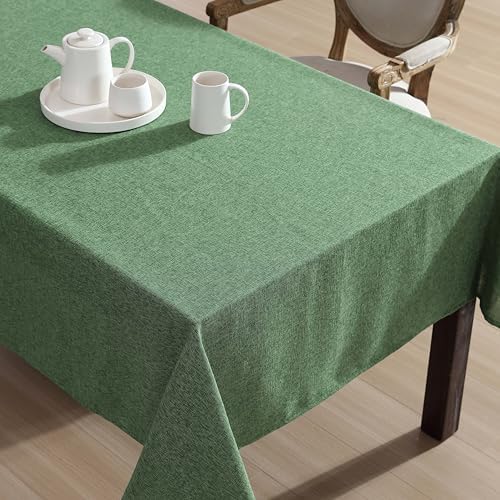 Laura Ashley Harper Tablecloth, 60" x 144", Green - Image 4
