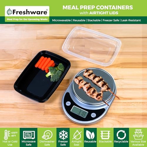 Freshware Meal Prep Containers with Lids [150 Pack] 24 oz Food Containers - Image 2