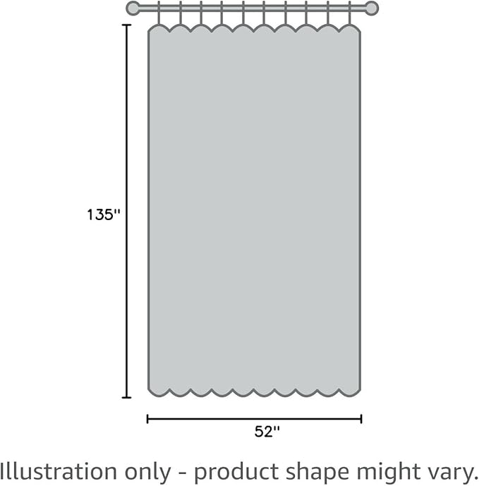 Linen Off White Curtains 135 inch Extra Long for Living Room Back Tab Light Filtering Semi Sheer Drapes Modern Farmhouse Coastal Decor Cotton Textured Curtain for Floor to Ceiling High Window 52x135