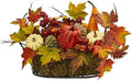 Nearly Natural 17" Fall Harvest Pumpkins and Berries Artificial Arrangement by NearlyNatural
