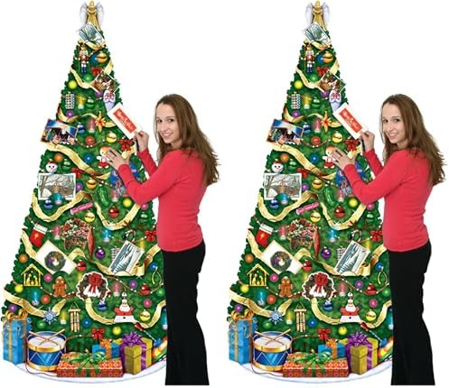Jointed Christmas Tree Cutouts (Pack of 2) by Beistle