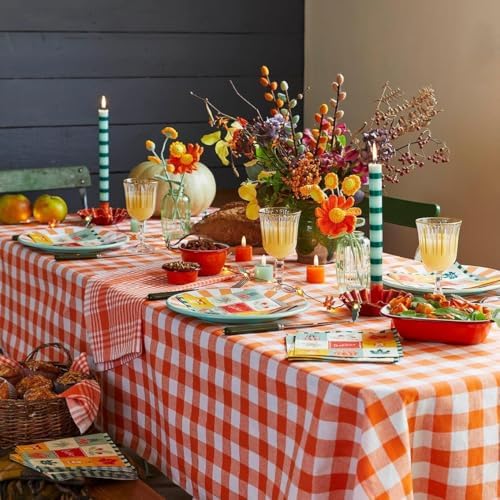 Talking Tables 6.5ft Thanksgiving Fall Indoor Decorations Garland Wool Leaf Garland for Thanksgiving, Halloween, Shelves & Party Décor, Pumpkins and Leaves Home Décor, Handmade - Image 6
