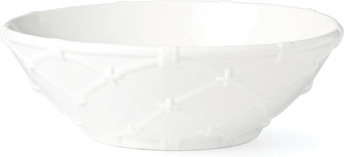 Lenox 893880 Wicker Creek Serving Bowl, 2.8, White