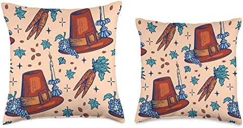 Thanksgiving 2022 Autumn Falling Leaves Throw Pillow - Image 3