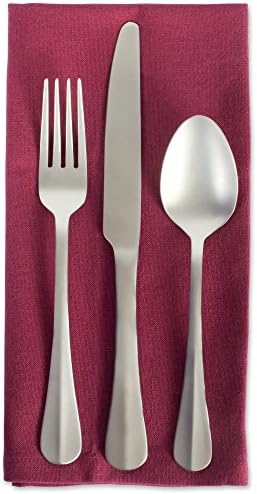 DII Solid Napkin Set Collection, 20x20, Wine, 6 Piece - Image 5