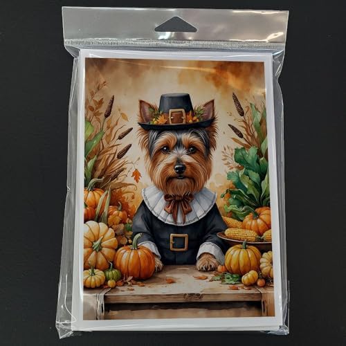 Caroline's Treasures Yorkshire Terrier Dogs Blank 5x7 Note Cards Set of 8 - Image 3