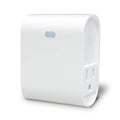 EVA LOGIK Z-Wave Smart Dimmer Outlet, Indoor Plug, Hub Required | Plug-in dimmer outlet for compatible lights, smooth brightness control, built-in repeater, works with certified Z-Wave hubs