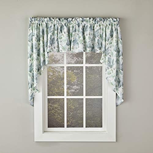 SKL Home Harvest Falling Leaves Swag Valance, 57X36, Blue - Image 4