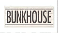 'Bunkhouse Rustic Wood Textured Word Design'| Wall Plaque Art | Stupell Industries | 17 x 7 Inches, Easy to Hang and Sturdy, Made in USA, by Stephanie Workman Marrott