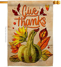 Fall Banner Wall Hanging Home Indoor Porch Dorm Bedroom Residential Flag Outdoor Tapestry Poster Signs Blue Pumpkins Squash Giving Room Decor, Thanksgiving Gifts Made in USA by Unknown