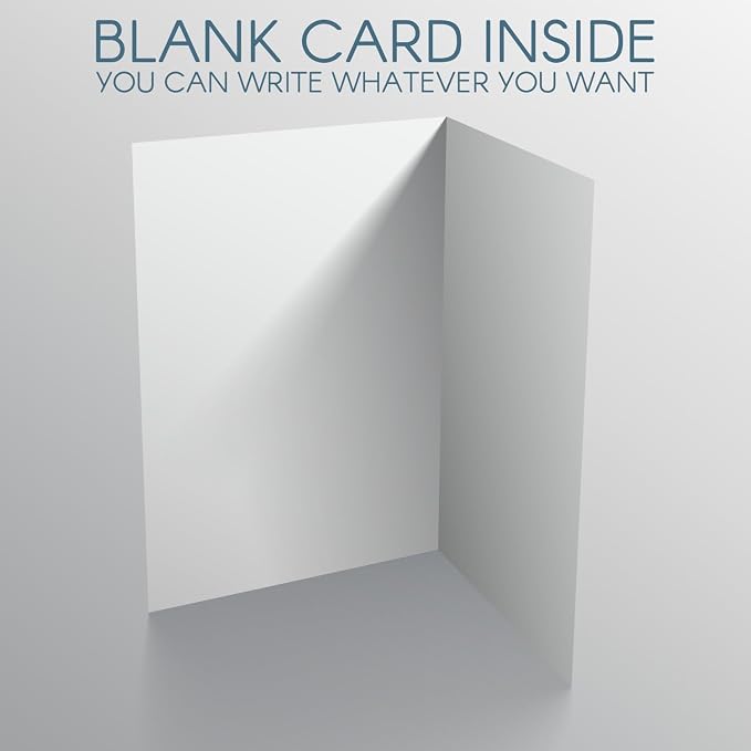 Happy Birthday Card - Single 4.25 X 5.5 Greeting Card With Envelope, Blank Inside, Funny Cards For Men And Women, Just To Be Sure We’re Managing Expectations Here The Card Is The Gift