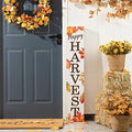glitzhome 42” Lighted Porch Sign - Wooden Fall Welcome Decor with Maple Leaves & 14 Warm Lights Farmhouse Outdoor Indoor Hanging Decor for Thanksgiving Harvest by Glitzhome