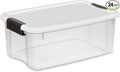 Sterilite Ultra Latch Box with Lids for Home and Office, 18 Quart, 24-Pack | Heavy-Duty and Stackable Plastic Containers with Latches for Closet, Cabinet, Bedroom, Bathroom and Dorm Room Organization