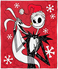 Northwest Nightmare Before Christmas Silk Touch Throw Blanket, 50" x 60", Merry Madness