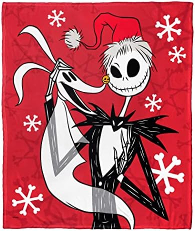 Northwest Nightmare Before Christmas Silk Touch Throw Blanket, 50" x 60", Merry Madness