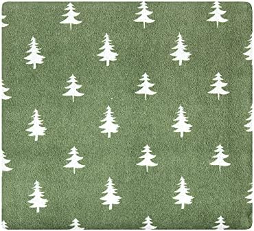 Hudson Baby Unisex Baby Cotton Flannel Receiving Blankets, Woodland Christmas, One Size - Image 5