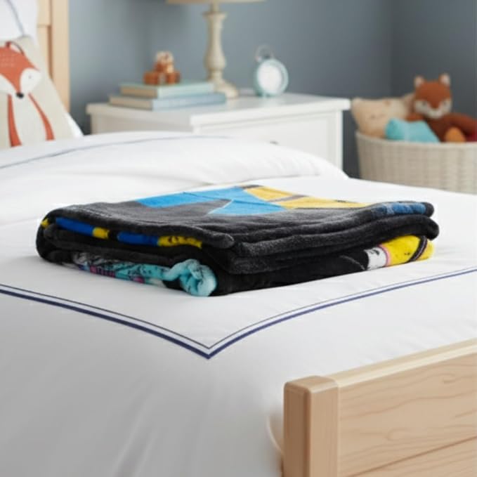 Hot Wheels Kids Bedding Super Soft Plush Throw Blanket, 46 in x 60 in, (Officially Licensed Product) by Franco