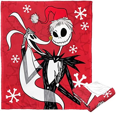 Northwest Nightmare Before Christmas Silk Touch Throw Blanket, 50" x 60", Merry Madness