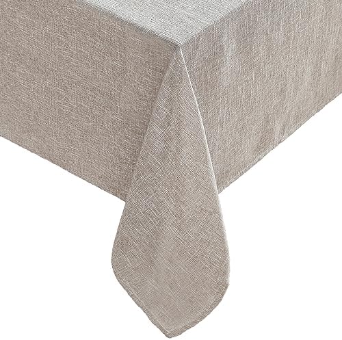 Laura Ashley Harper Tablecloth, 60" x 102", Taupe by LauraAshley