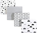 Hudson Baby Unisex Baby Cotton Flannel Receiving Blankets, Moon And Back, One Size by HudsonBaby