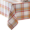 Seneca Plaid Harvest Cotton Tablecloth, Multicolor - 60"W x 84"L by ElreneHomeFashions
