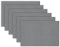 Dainty Home Washable Placemats Set of 6 – 12x18 Inch, Heat-Resistant, Non-Slip, Modern Table Mats for Dining, Kitchen, Family Meals – Easy to Clean, Durable
