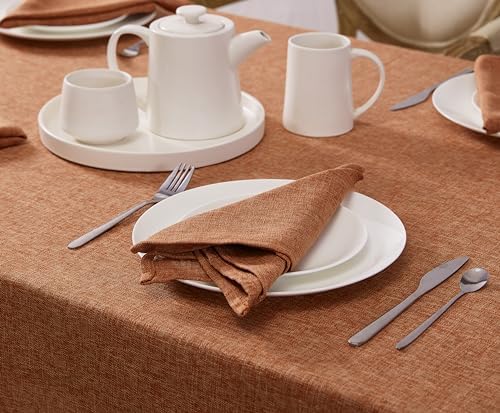 Laura Ashley Harper Set of 6 Napkins, 18" x 18", Spice - Image 3