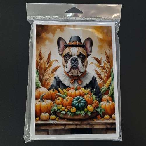 Caroline's Treasures French Bulldog Dogs Blank 5x7 Note Cards Set of 8 - Image 3
