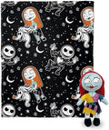 Northwest Nightmare Before Christmas Silk Touch with Hugger, Sally Frights, 50 x 40 inches