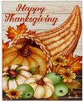 Stupell Industries 'Happy Thanksgiving Harvest Cornucopia'| Canvas Art by StupellIndustries