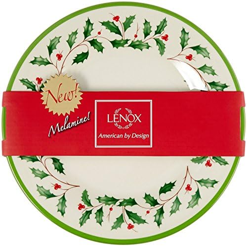 Lenox Holiday Christmas Melamine Accent Plates, Appetizer Set for 4 - Image 2