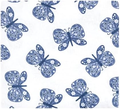 Hudson Baby Unisex Baby Cotton Flannel Receiving Blankets 4-Pack, Beautiful Butterfly, One Size - Image 3