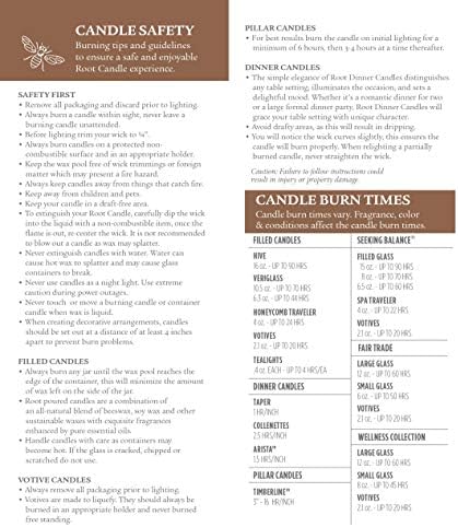 Root Candles 8-Count Unscented Timberline Collenettes, 5", Beeswax Color - Image 5