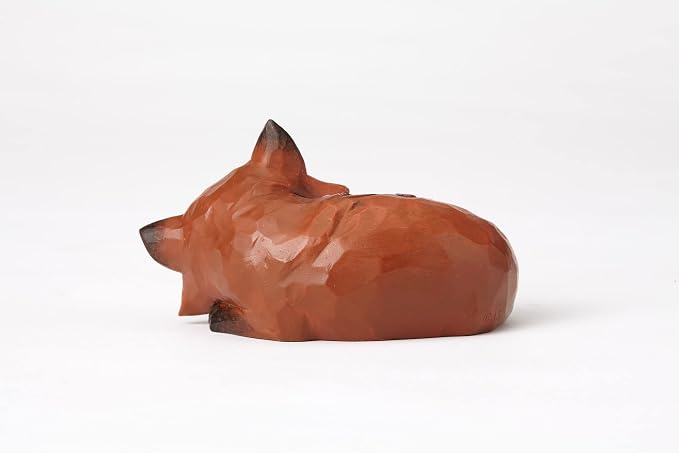 Enesco Jim Shore Heartwood Creek Fox Sleeping Miniature Figurine, 1.625 Inch, Multicolor
