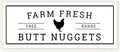 Farm Fresh Butt Nuggets Humor, 7 x 17 Inch Mounted Print on Wall Plaque | Stupell Industries | 17 x 7 Inches, Easy to Hang and Sturdy, Made in USA, by Susan Ball